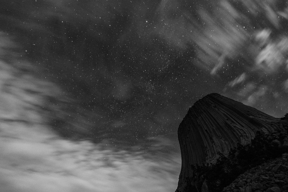 Devils Tower ~ Fujifilm X Pro 1 & 10-24 lens ~ 1m at f/4 ~ ISO 3200