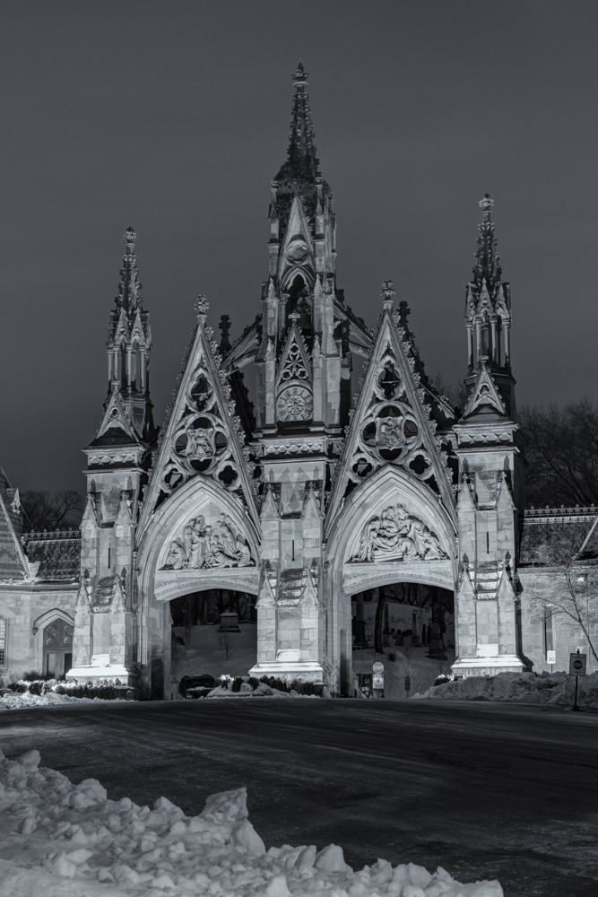 The Gates to Green-Wood ~ Sony A7II w/24-70 lens ~ HDR blend of 4 images at f/8 and ISO 100 