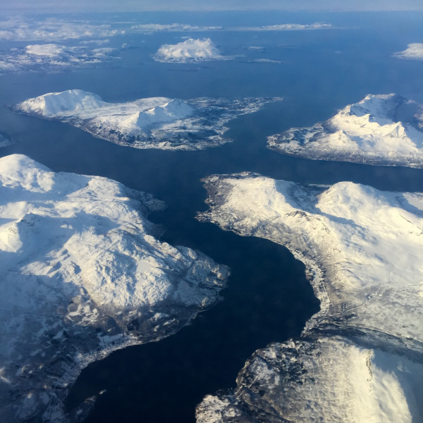 Flying along the Norway Coast part 1